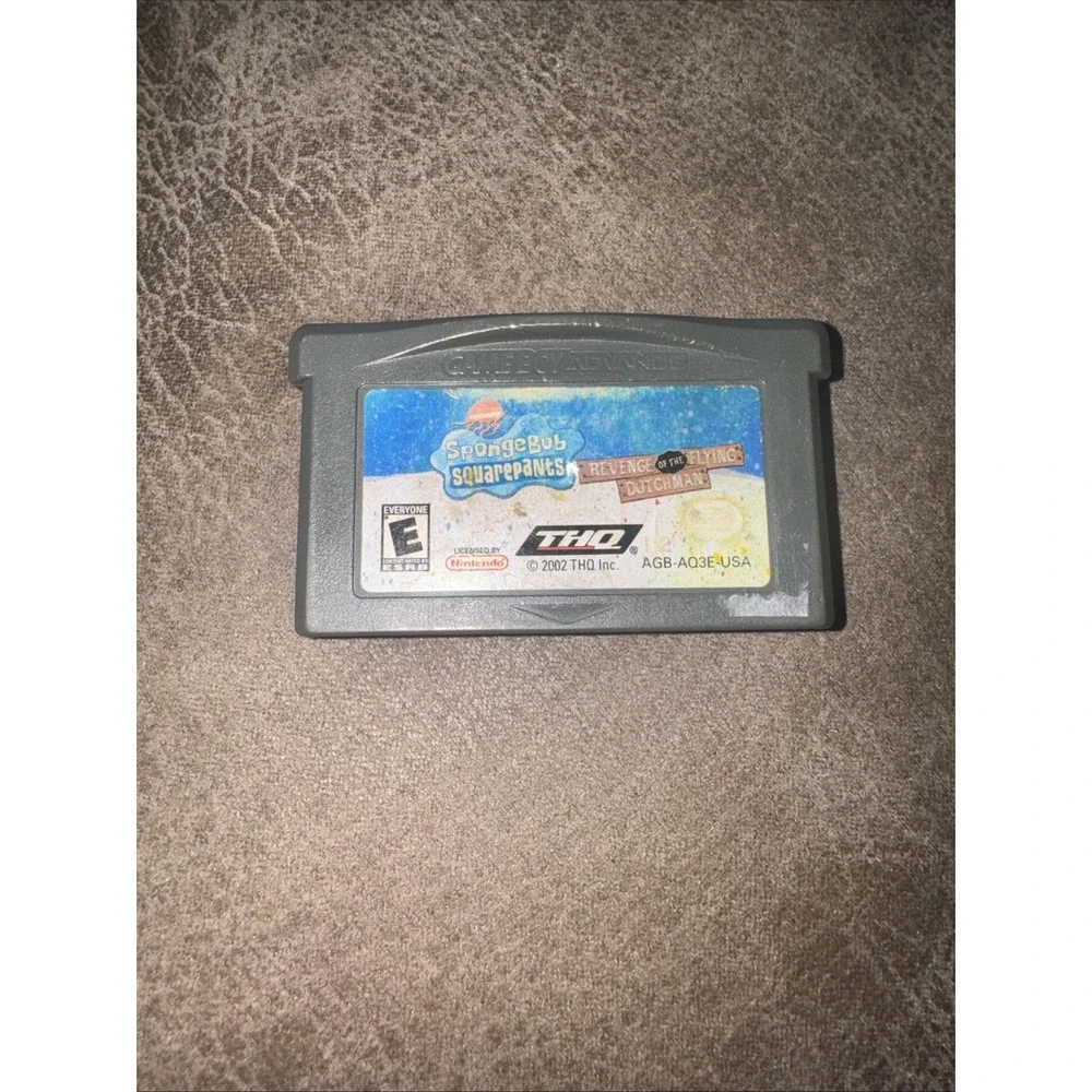 SpongeBob SquarePants Revenge of the Flying Dutchman Nintendo Game Boy Advance